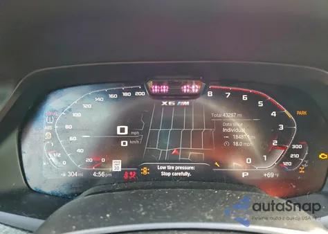 2022 BMW X6 M z USA, uszkodzony, nr VIN 5YMCY0C01N9J65891